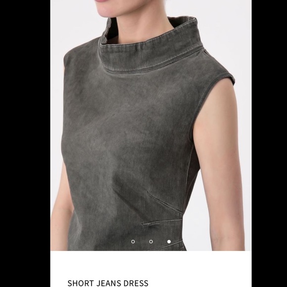 Sarah Pacini Short Jeans Denim Dress A3 T2 (M/L) - Picture 15 of 16